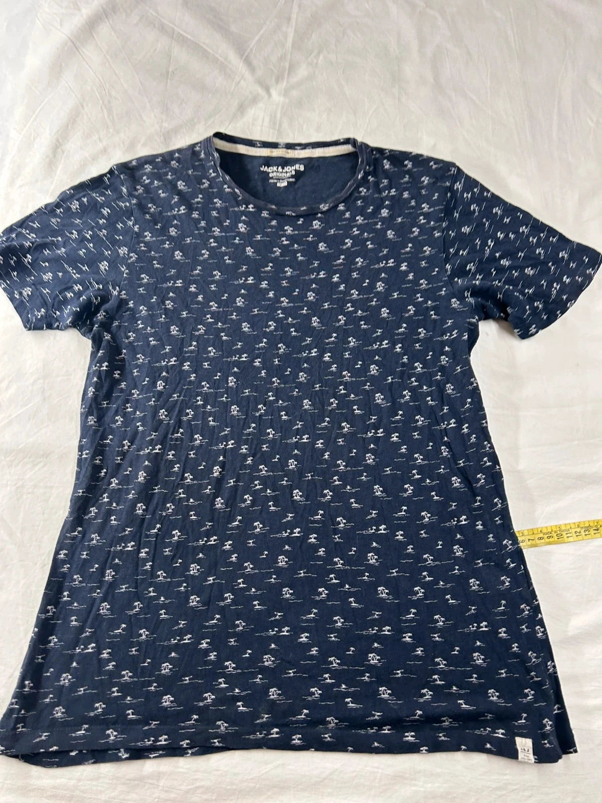 Camiseta con estampado Jack & Jones azul marino talla M – photo 2